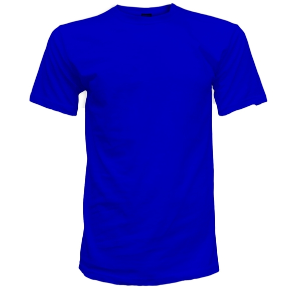 Gemrock Men's Solid Color T-Shirt - Royal Blue - Picture 1 of 2